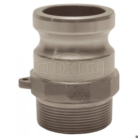 Dixon Type F Cam and Groove Adapter, 1 in, Male Adapter x MNPT, Hastelloy CW12MW, Domestic 100-F-HA